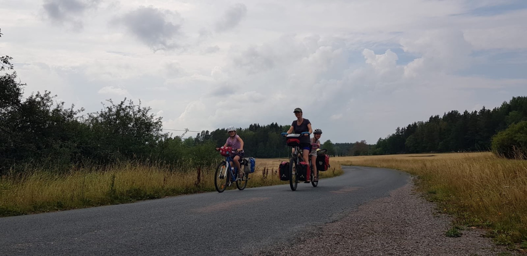 Fietsen, lezen en zingen