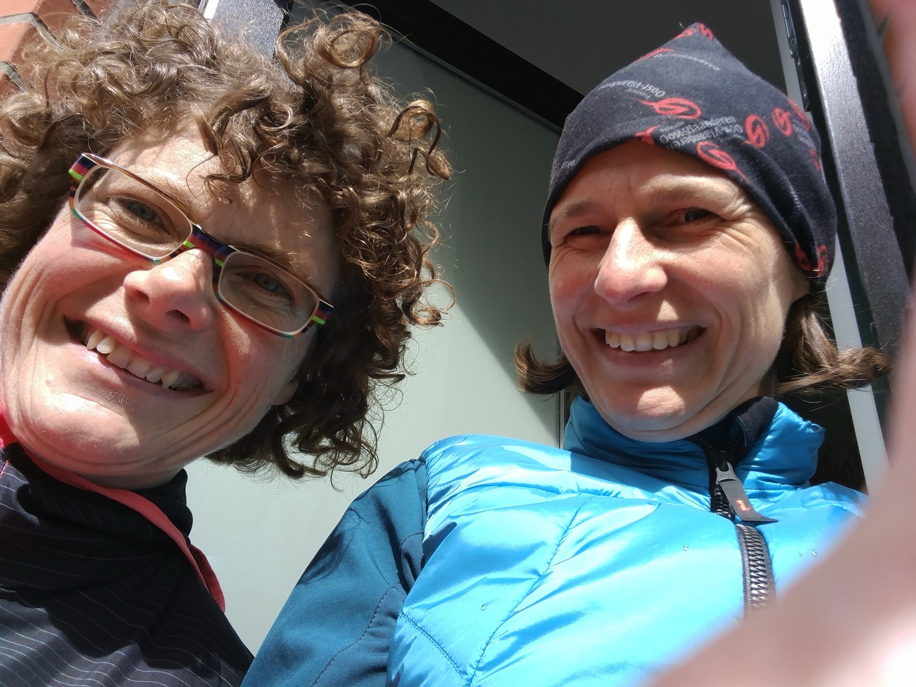 Met Els op de koersfiets..